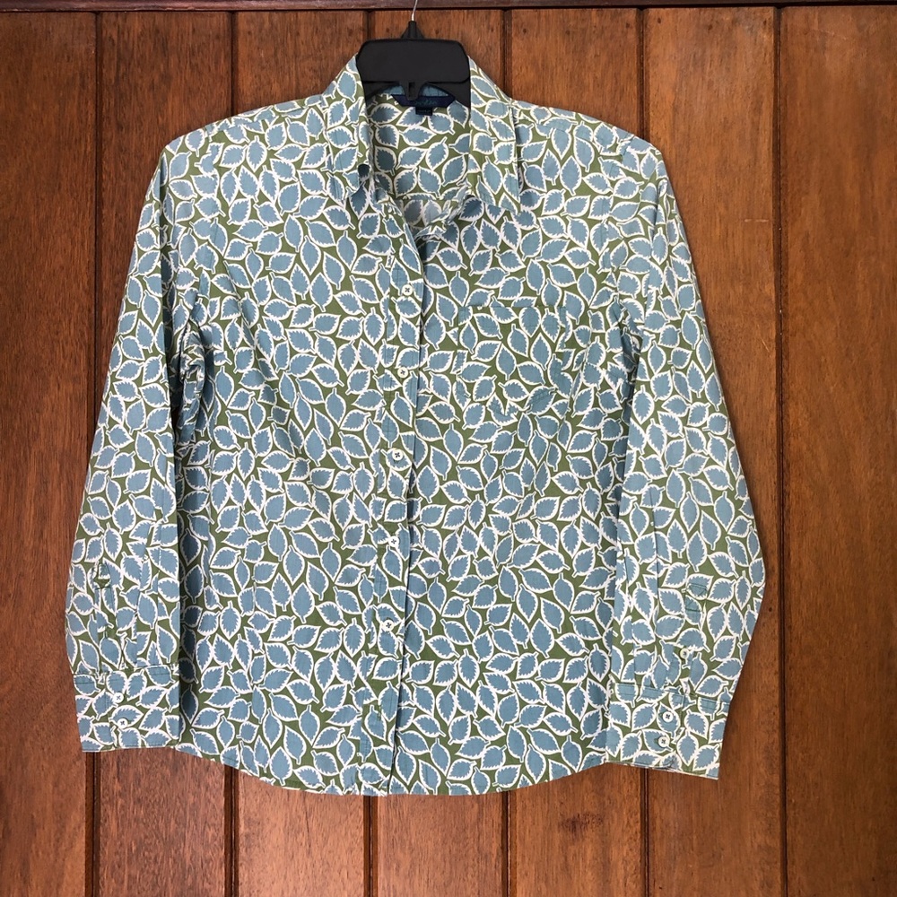 Boden 100% cotton button front shirt
